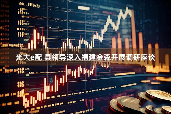 光大e配 县领导深入福建金森开展调研座谈